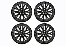 2015-2023 MUSTANG GT 19" X 9" & 19" X 9.5" PERFORMANCE PACK WHEEL SET W/ TPMS KIT - MATTE BLACK
