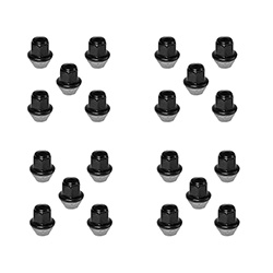 M14 X 1.5 BLACK LUG NUT VEHICLE KIT (20)