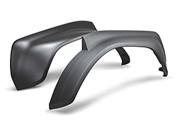 BRONCO RAPTOR CARBON FIBER REAR FENDER FLARE SET-MATTE
