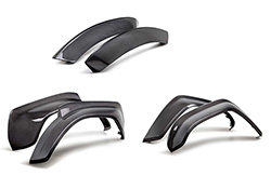 BRONCO RAPTOR CARBON FIBER FENDER FLARES-GLOSS