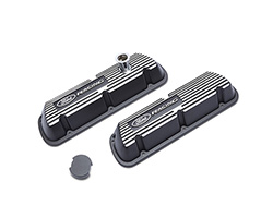 BLACK SATIN VALVE COVERS