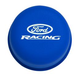 BLUE BREATHER CAP W/ FORD RACING LOGO