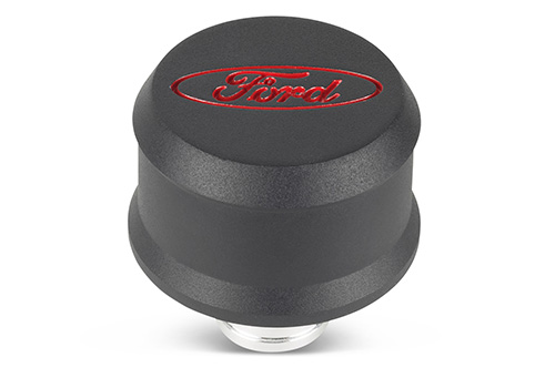 FORD SLANT EDGE BREATHER - BLACK AND RED