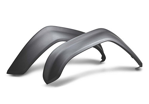 BRONCO RAPTOR CARBON FIBER FRONT FENDER FLARE SET-MATTE