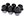 M12 X 1.5 BLACK LUG NUT WHEEL KIT (6)