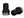 M14 X 1.5 BLACK LUG NUT WHEEL KIT (8)